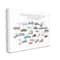 Stupell Industries Kids Educational Transportation Alphabet Canvas Wall Art